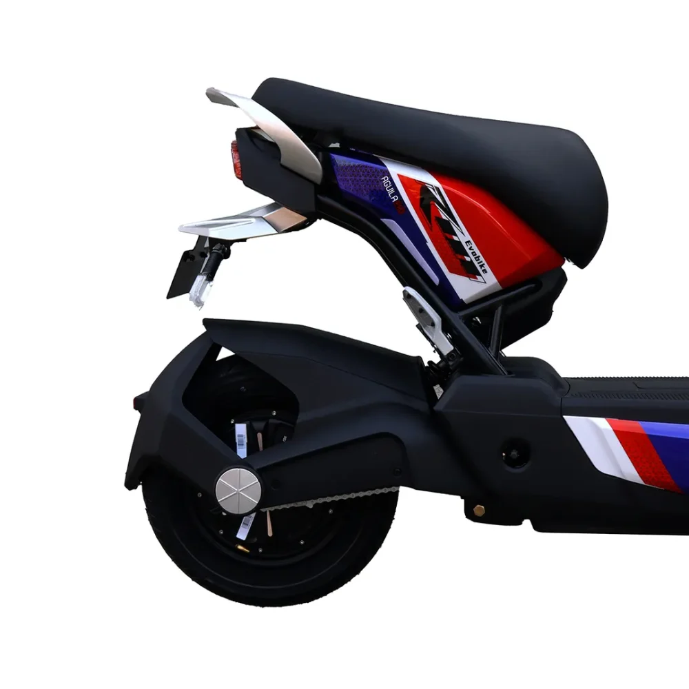 Motos Eléctricas 3 AguilaPro Back AzulRojo